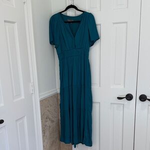Teal Somerset Maxi Dress